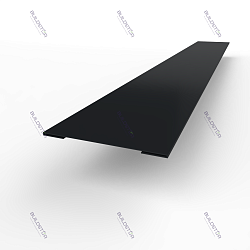 Планка стыковочная RAL 9011 оцинкованная c порошковым покрытием 0,45мм