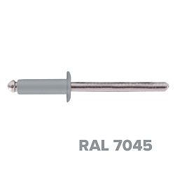Заклепка 3.2x10 (RAL 7045) A2/A2 вытяжная