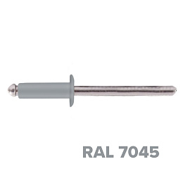 Заклепка 3.2x10 (RAL 7045) A2/A2 вытяжная