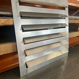 Вентиляционная решетка 100x100 наружная оцинкованная 0.45мм