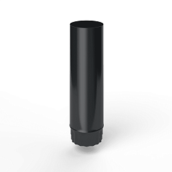 Труба водосточная оцинкованная порошок ф90х1250мм RAL 9011