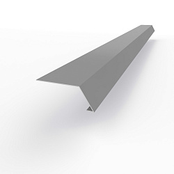 Карнизная планка RAL 7030 оцинкованная c порошковым покрытием 0,45мм