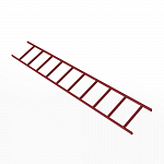Лестница кровельная 2000мм холоднокатанная сталь с порошковым покрытием RAL 3011