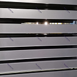 Прямоугольная ламель оцинкованная 0.7мм RAL 7024