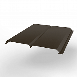 Металлосайдинг Экобрус оцинкованный с полимерным покрытием 0,45x345мм  RR 32