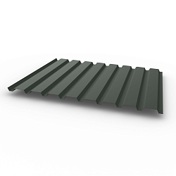 Профнастил С20 - 0,35х1150мм (RAL 7010) оцинкованный, с полимерным покрытием (Полиэстер)