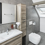 Окно мансардное дерево, лак ручка снизу Fakro FTT U6 Thermo Lux 78*118см