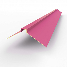 Конек фигурный 0,45 мм RAL 4003 оцинкованный, с порошковым покрытием