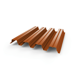 Профнастил Н75 - 0,8 (RAL 2001) с полимерным покрытием (полиэстер)