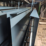 Отлив 0,7 мм RAL 6038 оконный оцинкованный c порошковым покрытием