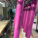 Труба водосточная оцинкованная порошок ф100х1250мм RAL 4008