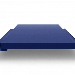 Линеарная панель оцинкованная с полимерным покрытием Т-Г-24хС/20 0,7х245мм RAL 5005