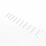 Лестница фальц кровельная 2000мм холоднокатанная сталь с порошковым покрытием RAL 9003