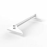 Снегозадержатель трубчатый 3000мм универсальный 40x20-1,0-2,0-4 холоднокатанная сталь с порошковым покрытием RAL 9003