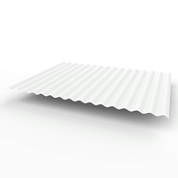 Профнастил С15 (RAL 9003) полиэстер 0,4х1180мм