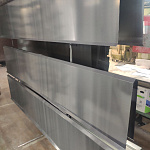 Планка примыкания для мягкой кровли 0,45 мм (RAL 7005) оцинкованная, с порошковым покрытием