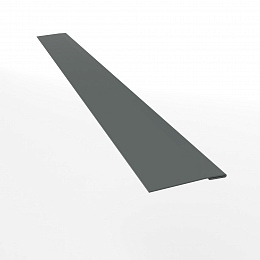 Планка начальная для металлосайдинга экобрус оцинкованная с порошковым покрытием 0,45мм ширина менее 625 мм RAL 7005