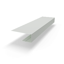 j планка RAL 9016 оцинкованная c порошковым покрытием 0,45мм