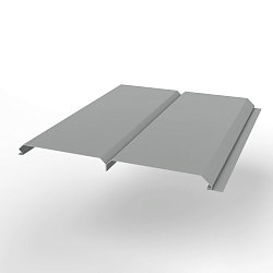 Металлосайдинг Экобрус оцинкованный с полимерным покрытием 0,45x345мм  RAL 9006