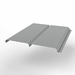 Металлосайдинг Экобрус оцинкованный с полимерным покрытием 0,45x345мм  RAL 9006