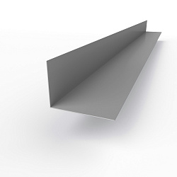 Планка угла внутренняя RAL 7030 оцинкованная c порошковым покрытием 0,45мм