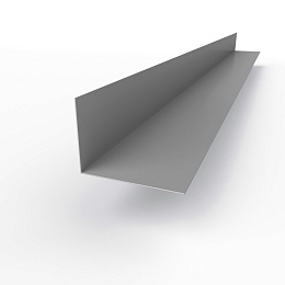 Планка угла внутренняя RAL 7030 оцинкованная c порошковым покрытием 0,45мм