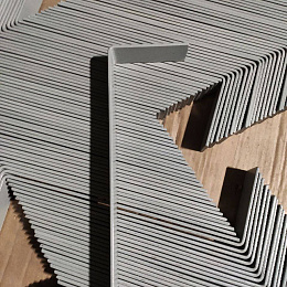 Костыль Г-образный кровельный неокрашенный 20х4мм размер 200х400мм