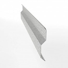 Планка примыкания 0,4 мм в накладку для кровли, оцинкованная