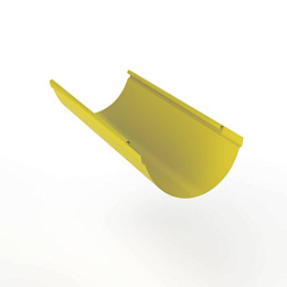 Желоб водосточный оцинкованный порошок ф120х2000мм RAL 1018