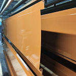 Отлив 0,4 мм RAL 8011 оконный оцинкованный c порошковым покрытием