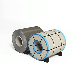 Рулон оцинкованный 0,65х1250мм (RAL 7006) с полимерным покрытием (полиэстер)