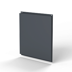 Фасадная металлокассета 1160x1160 (RAL 7015) открытого типа, с порошковым покрытием 0,7 мм