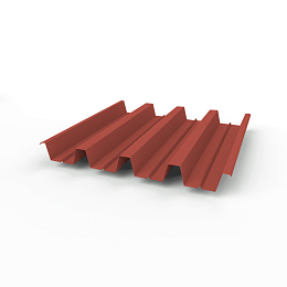 Профнастил Н60 (RAL 3016) 0,6х845мм оцинкованный, с полимерным покрытием (Полиэстер)