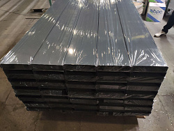 Прямоугольная ламель оцинкованная 0.7мм RAL 7016