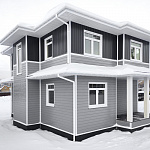 ЭкоБрус 3D 0,345 Grand Line 0,5 Satin с пленкой RAL 7004 сигнальный серый