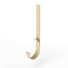 Крепление желоба водосточного короткое c порошковым покрытием ф120x350мм RAL 1015