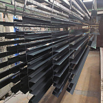 Планка завершающая (RAL 3011) с порошковым покрытием 0,45 мм (ширина более 625 мм)