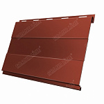 Вертикаль 0,2 prof 0,5 Satin с пленкой RAL 8004 терракота