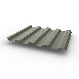 Профнастил НС44 (RAL 7030) 0,45х1047мм оцинкованный, с полимерным покрытием (Полиэстер)