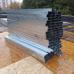 Парапет 0.45 мм плоский оцинкованный