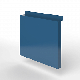 Фасадная металлокассета с иклями оцинкованная с порошковым покрытием 1мм RAL 5009