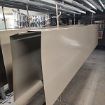 Карнизная планка RAL 1014 оцинкованный c порошковым покрытием 0,45мм полиуретан