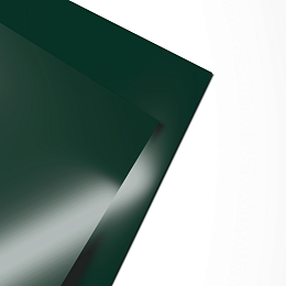 Лист оцинкованный с полимерным покрытием полиэстер Металлпрофиль 0,45х1250мм RAL 6005