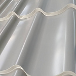 Металлочерепица Монтеррей классик оцинкованная с полимерным покрытием 0.5x1180мм  RAL 1018