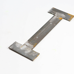 Костыль H-образный кровельный неокрашенный 20х4мм размер 150х550х150мм
