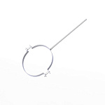 Крепление водосточный трубы сварное оцинкованное порошок ф220х10х250мм RAL 7047