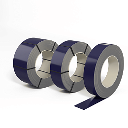 Лента оцинкованная (Штрипс) 1,0 мм (RAL 5022) с полимерным покрытием (полиэстер)