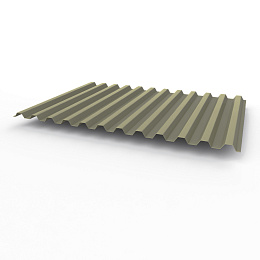 Профнастил С21 0,65х1051мм (RAL 7003) оцинкованный, с полимерным покрытием (полиэстер)