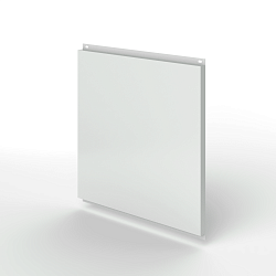 Фасадная металлокассета 530x530 открытого типа оцинкованная с порошковым покрытием 0,7мм RAL 7035