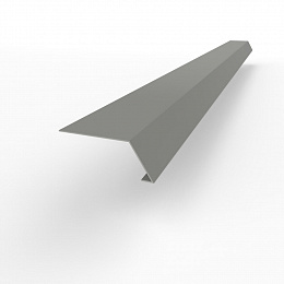 Карнизная планка RAL 9007 оцинкованная c порошковым покрытием 0,45мм